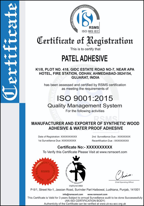 ISO Certification